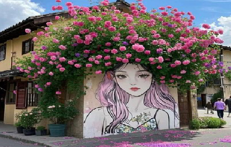 巴塘怎么设计网红打卡墙绘