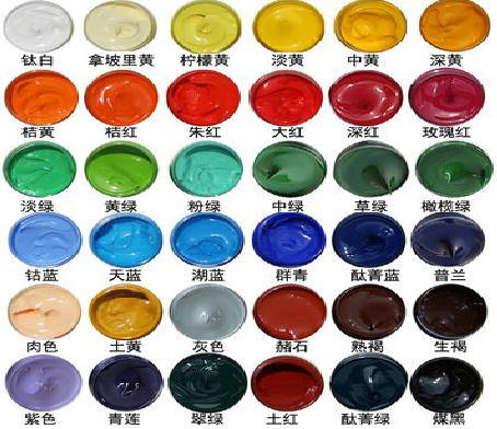 巴塘墙绘颜色的选择有讲究。