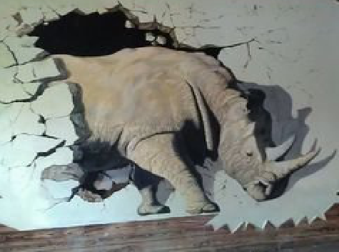 巴塘在墙绘中，如何绘制3D效果？