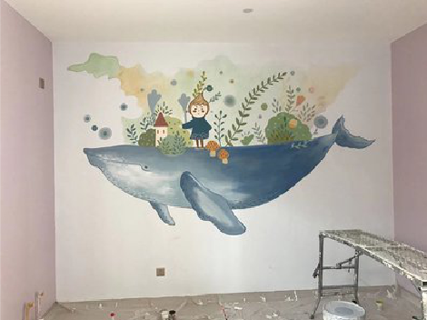 巴塘手绘墙的特点及优势。